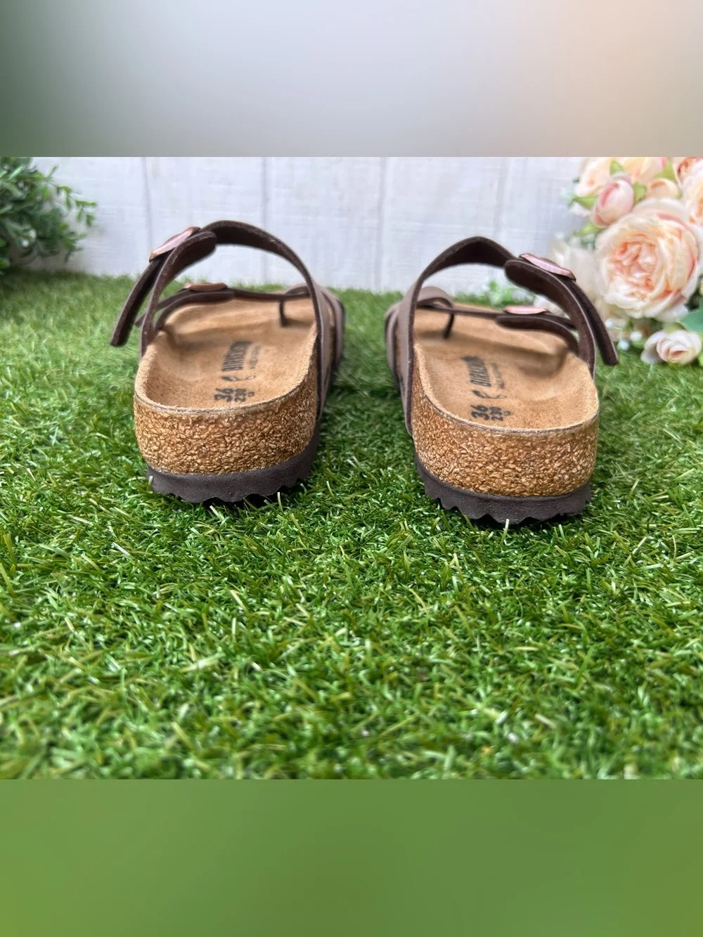 Birkenstock Mayari Mocha Brown sandals Size  36 US 6 women gently used